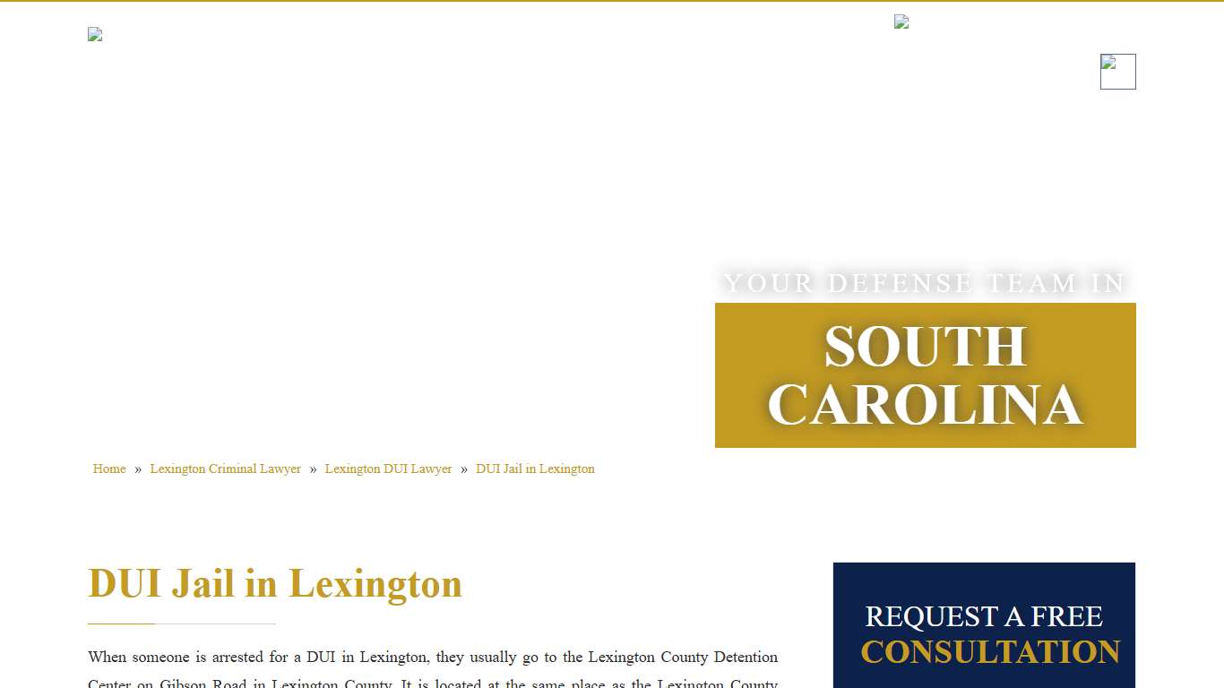 DUI Jail in Lexington | Prison Time After a DUI | Central Booking